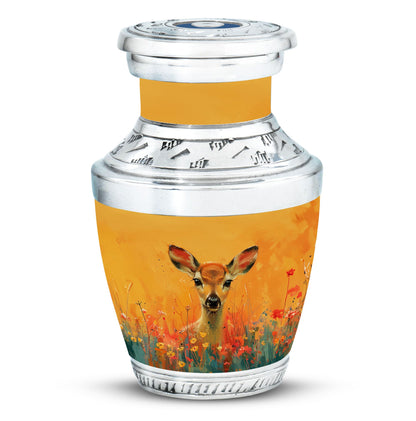 Personalized Deer Cremation Urn for Mom - 10-inch, 200 cu in - Yatskia