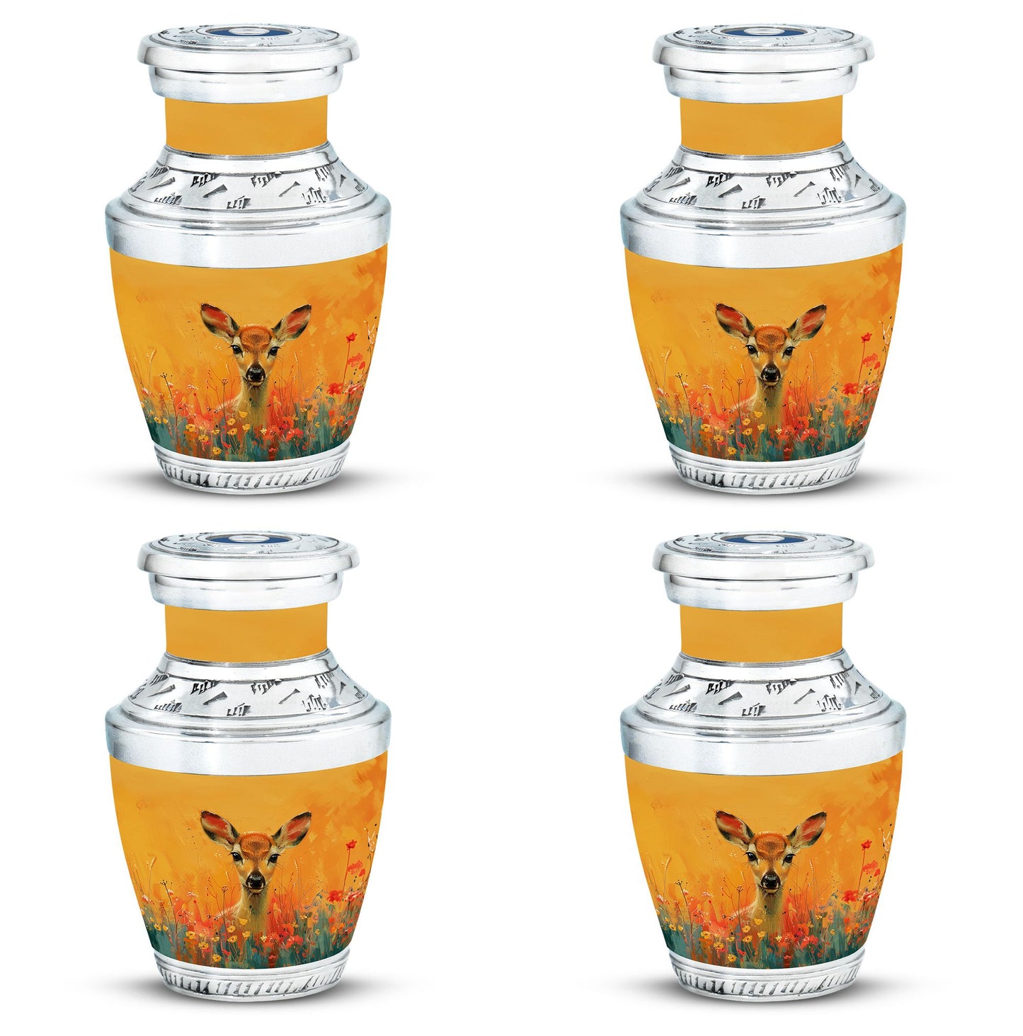 Personalized Deer Cremation Urn for Mom - 10-inch, 200 cu in - Yatskia