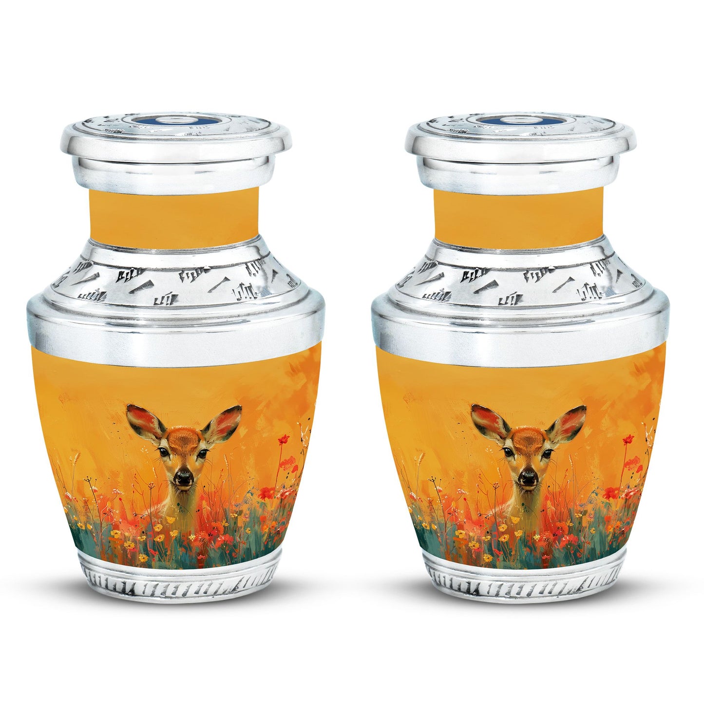 Personalized Deer Cremation Urn for Mom - 10-inch, 200 cu in - Yatskia