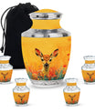 Beautiful Deer Funeral Urn for Human Ashes - Cremation Urn for Mom and Dad
