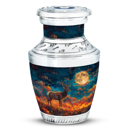 Personalized Deer Cremation Urn for Adults - 10-inch, 200 cu in - Yatskia