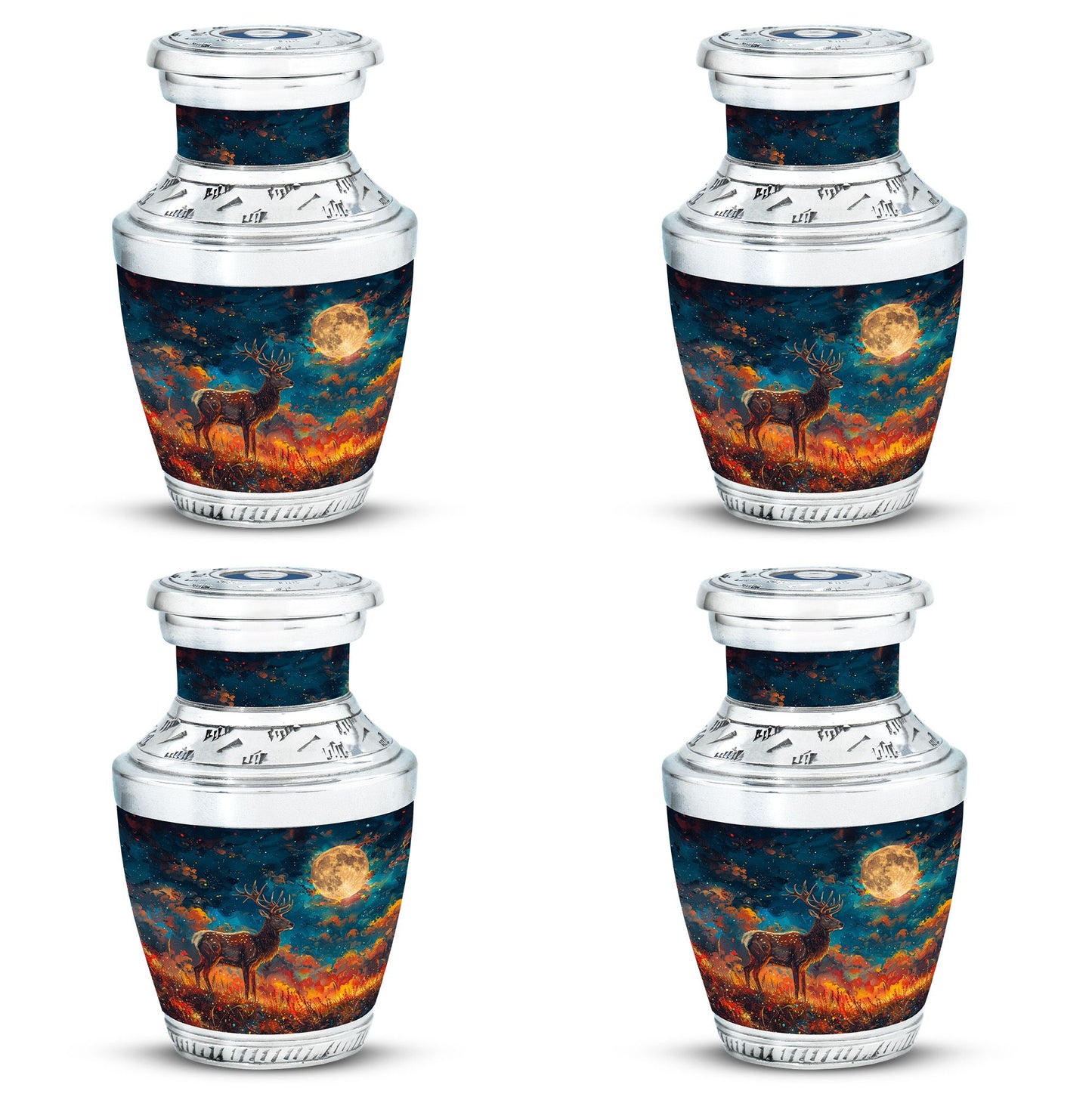 Personalized Deer Cremation Urn for Adults - 10-inch, 200 cu in - Yatskia