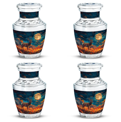 Personalized Deer Cremation Urn for Adults - 10-inch, 200 cu in - Yatskia
