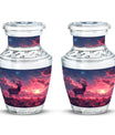 Deer Burial Urn with Beautiful Scenic Design – Unique Urn for Women