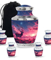 Deer Burial Urn with Beautiful Scenic Design – Unique Urn for Women