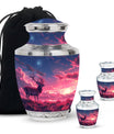 Deer Burial Urn with Beautiful Scenic Design – Unique Urn for Women