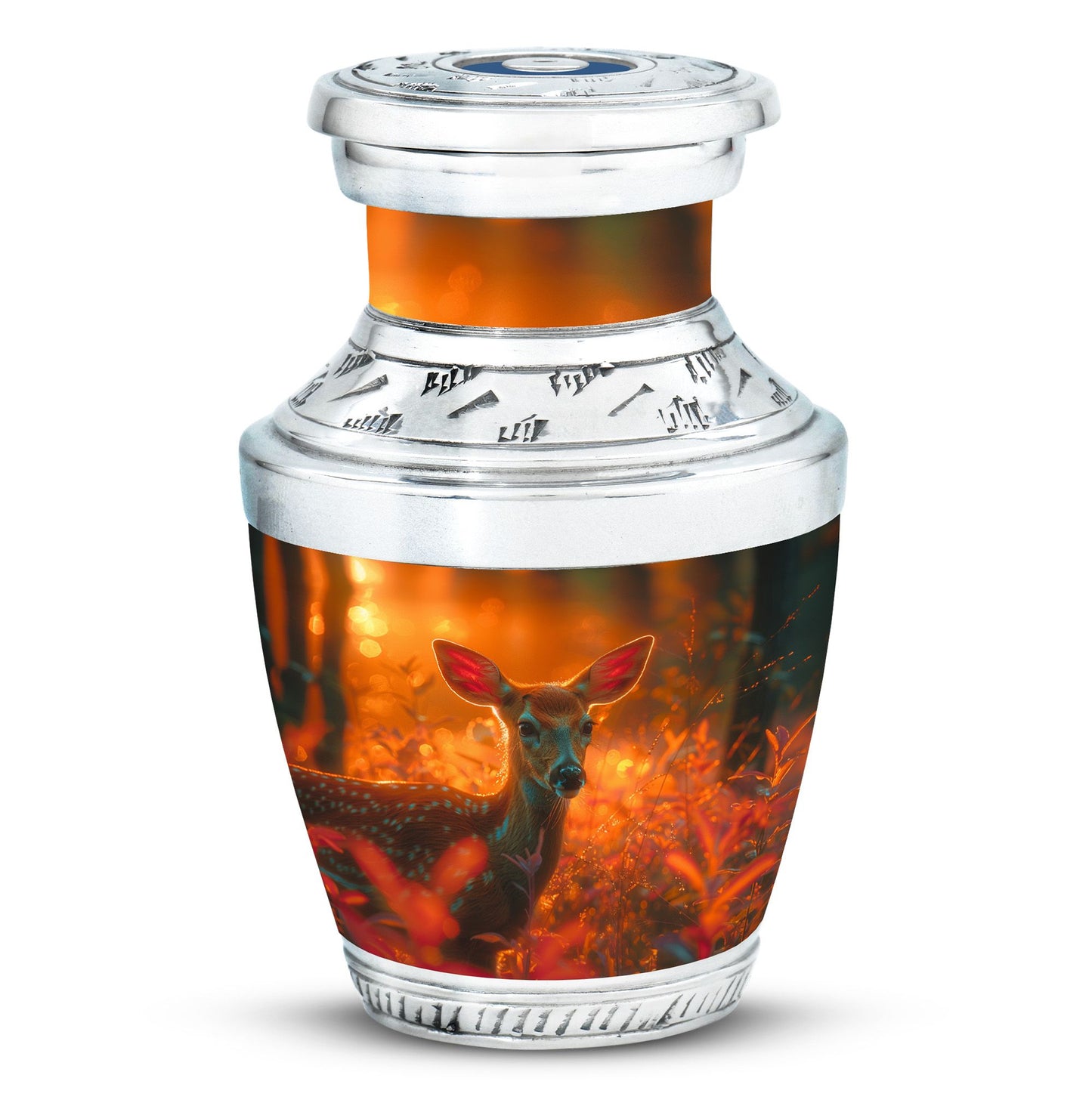 Personalized Deer Cremation Urn for Human Ashes - 10-inch, 200 cu in - Yatskia