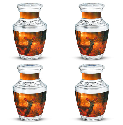 Personalized Deer Cremation Urn for Human Ashes - 10-inch, 200 cu in - Yatskia