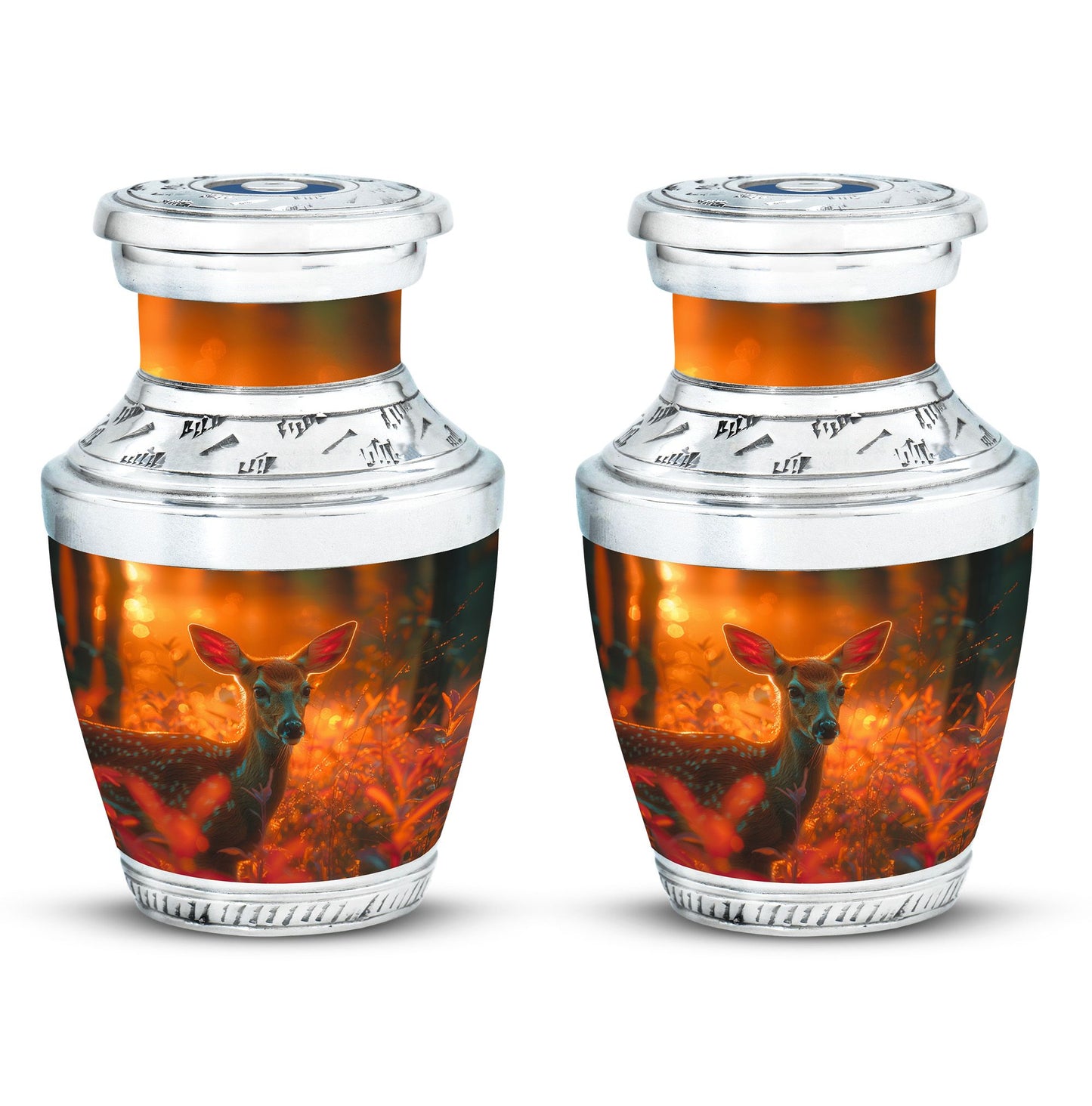 Personalized Deer Cremation Urn for Human Ashes - 10-inch, 200 cu in - Yatskia