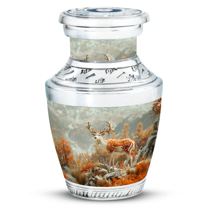 Personalized Deer Cremation Urn for Human Ashes - 10-inch, 200 cu in - Yatskia