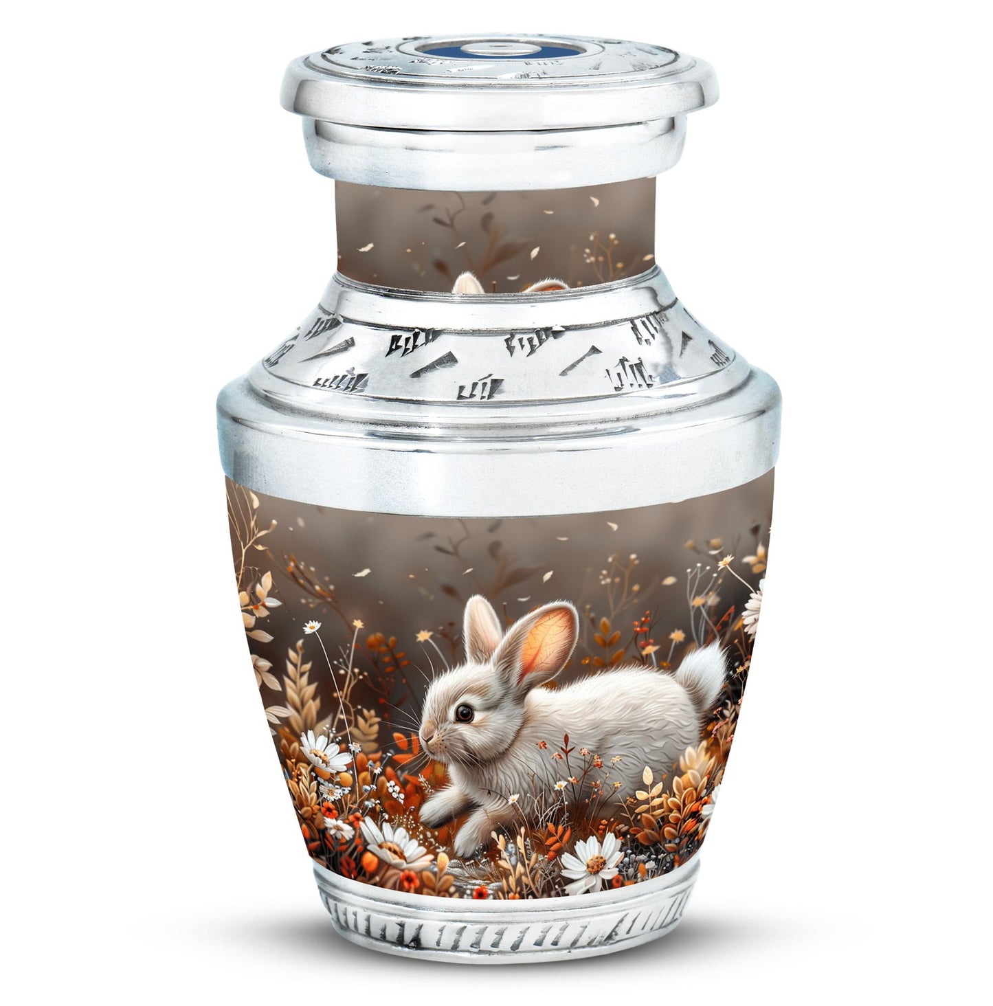 Personalized Rabbit Memorial Urn for Pet Ashes - 10-inch, 200 cu in - Yatskia