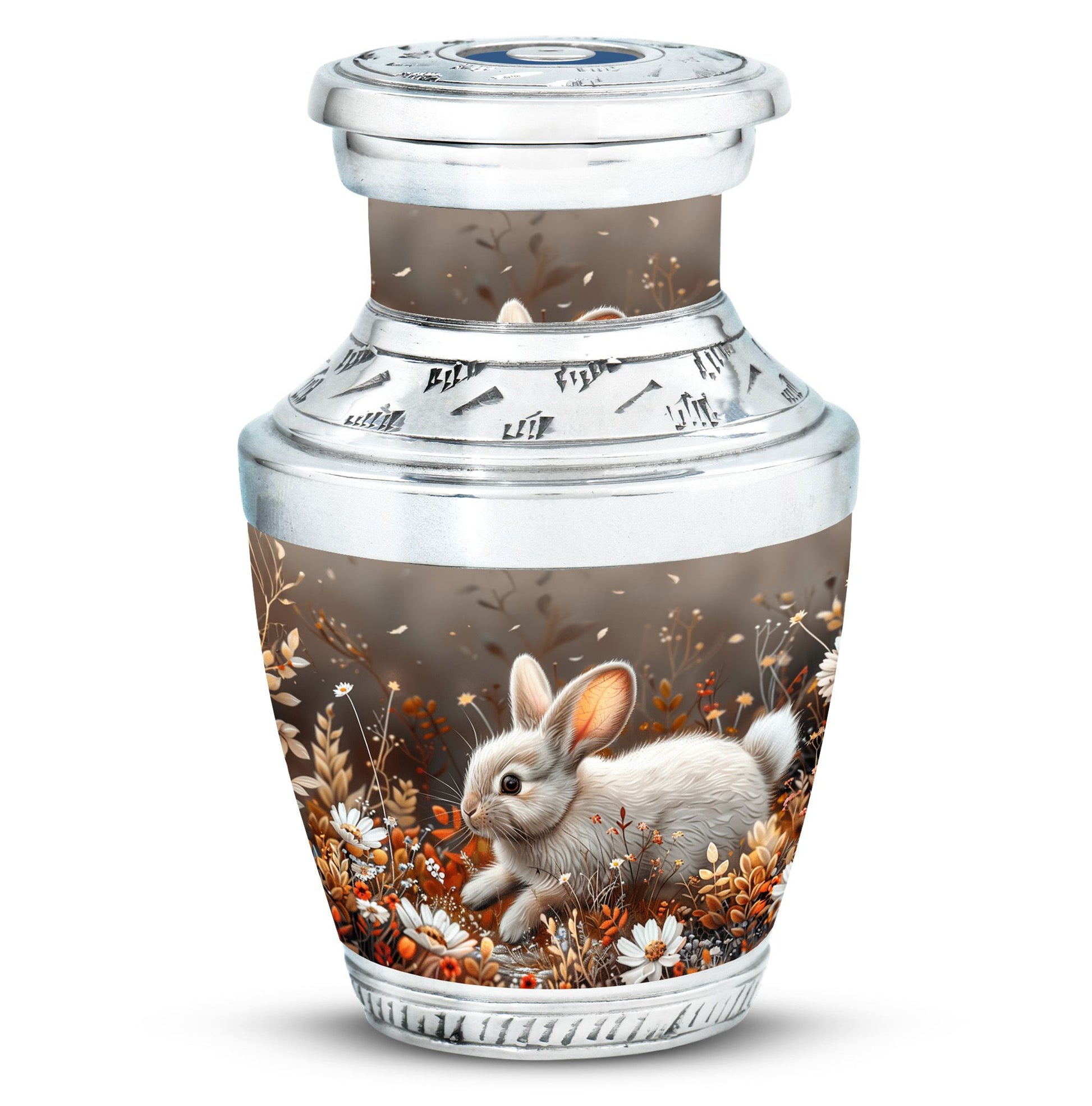 Forest Rabbit Meadow - Rabbit Urn Memorial, Funeral Shape Urn