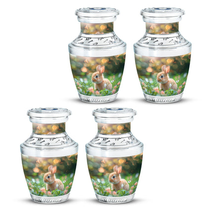 Green Personalized Pet Memorial Urn for Pet Ashes - 10-inch, 200 cu in - Yatskia