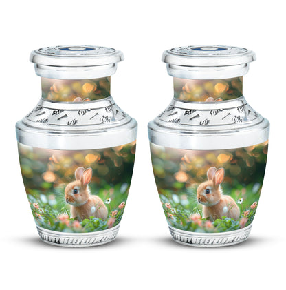 Green Personalized Pet Memorial Urn for Pet Ashes - 10-inch, 200 cu in - Yatskia