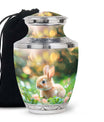Green Baby Bunny Rabbit Urn – Beautiful Memorial for Pet Rabbits