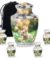 Green Baby Bunny Rabbit Urn – Beautiful Memorial for Pet Rabbits