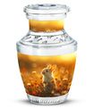 Sunset Baby Bunny Rabbit Urn - Beautiful Memorial For Pets Ashes