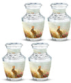 Baby Bunny Rabbit Urn – Beautiful Floral Design Memorial for Pet Remains