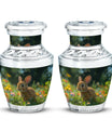 Summer Bunny Burial Urn - Decorative Unique Urns For Burial Ashes