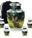 Summer Bunny Burial Urn - Decorative Unique Urns For Burial Ashes