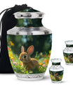 Summer Bunny Burial Urn - Decorative Unique Urns For Burial Ashes