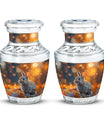 Golden Bunny Cremation Urn- Large Decorative Rabbit Urn For Ashes