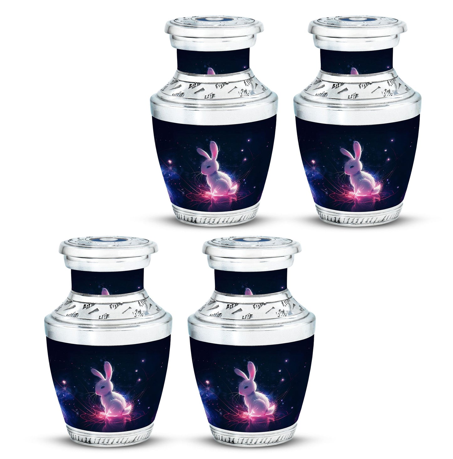 Personalized Rabbit Memorial Urn for Pet Ashes - 10-inch, 200 cu in - Yatskia