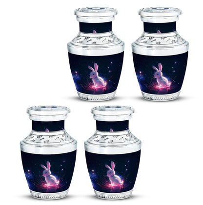 Personalized Rabbit Memorial Urn for Pet Ashes - 10-inch, 200 cu in - Yatskia