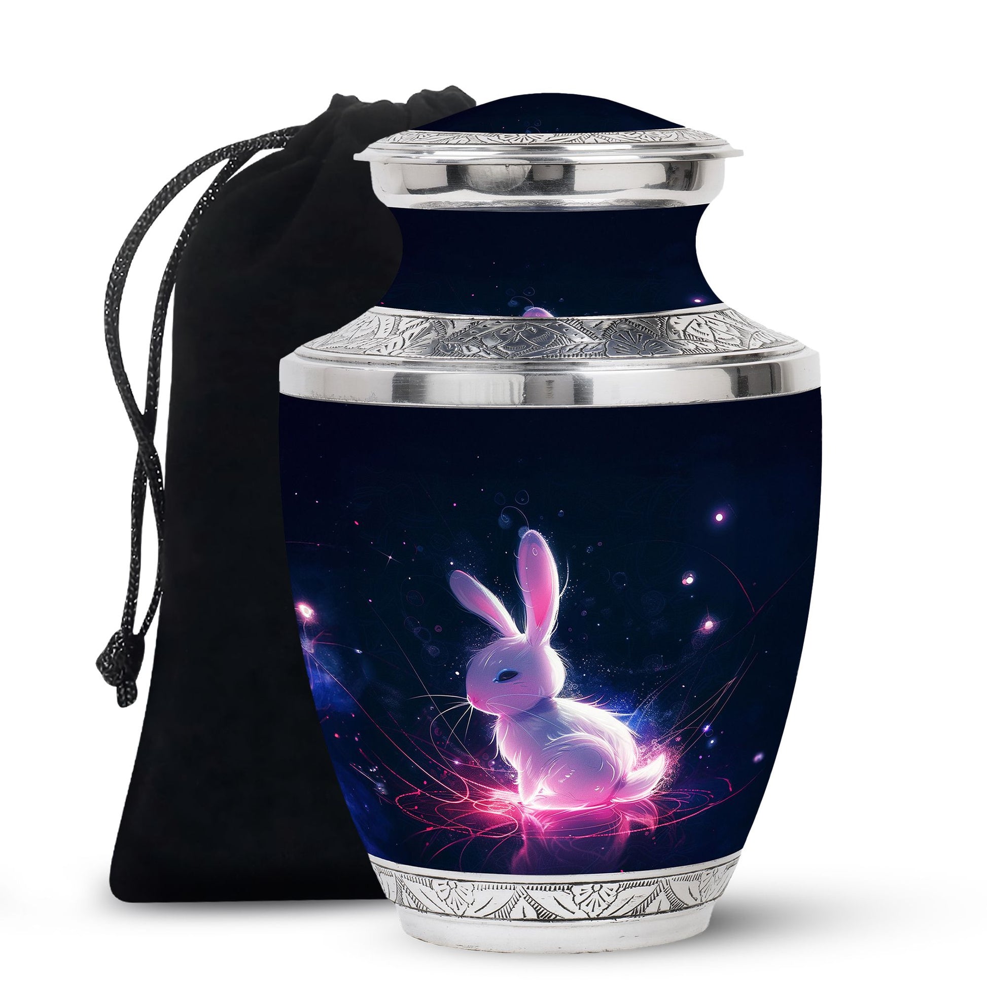 Baby Bunny Rabbit Urn - Large Memorial Funeral Urn For Ashes