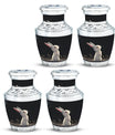 Black Baby Bunny Cremation Urn - Mini Urns For Pet Ashes