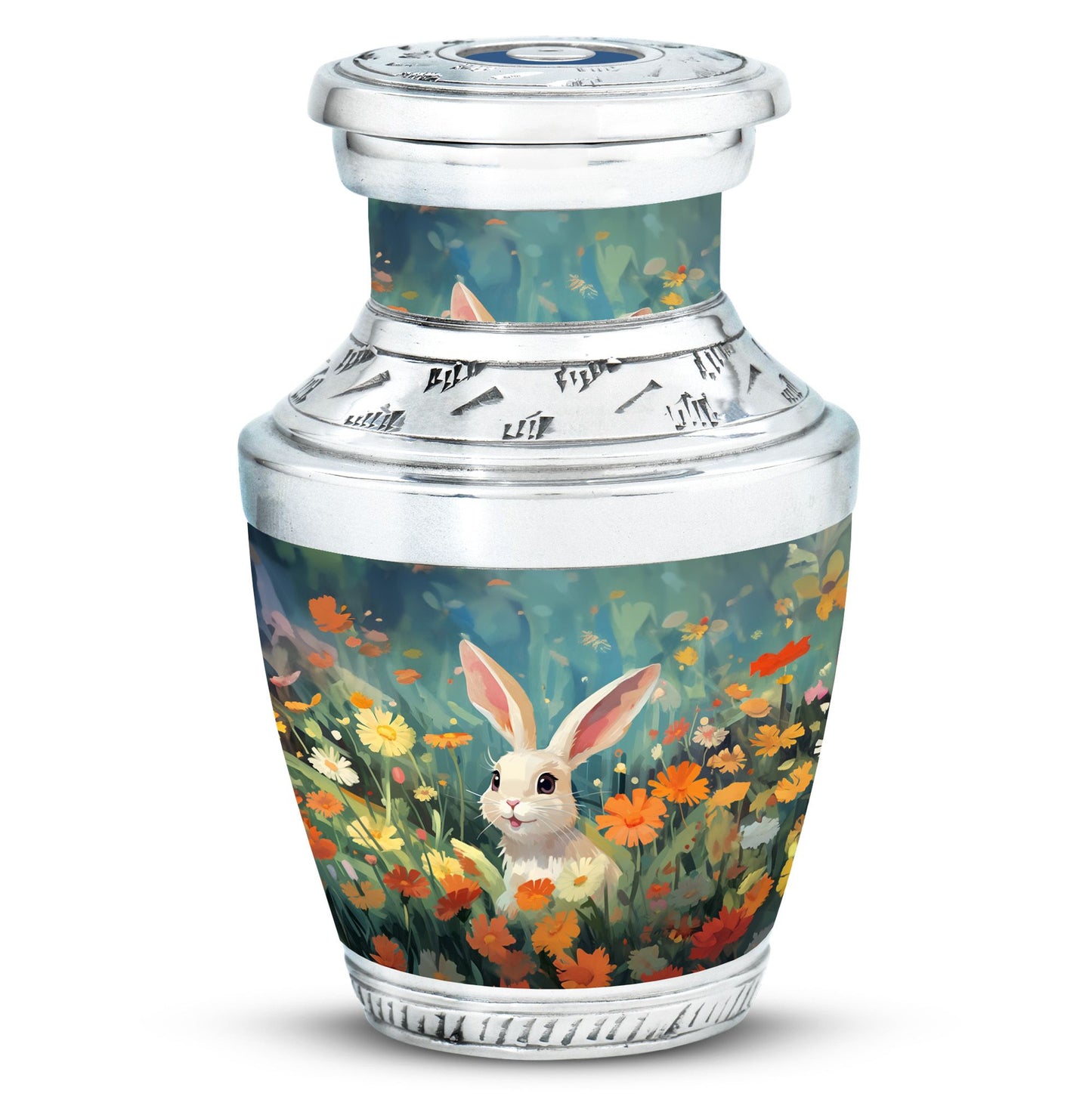 Colorful Personalized Pet Cremation Urn for Pet Ashes - 10-inch, 200 cu in - Yatskia