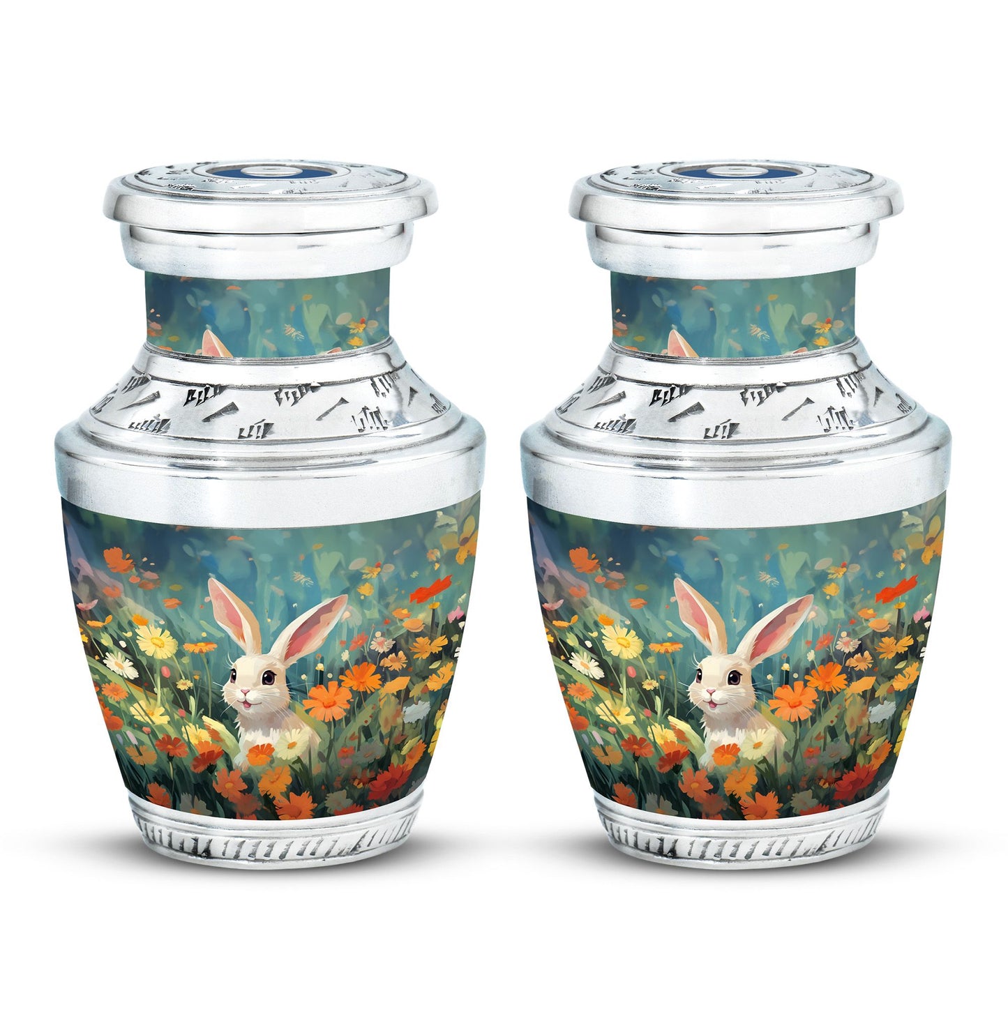 Colorful Personalized Pet Cremation Urn for Pet Ashes - 10-inch, 200 cu in - Yatskia