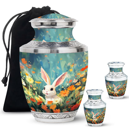 Colorful Personalized Pet Cremation Urn for Pet Ashes - 10-inch, 200 cu in - Yatskia