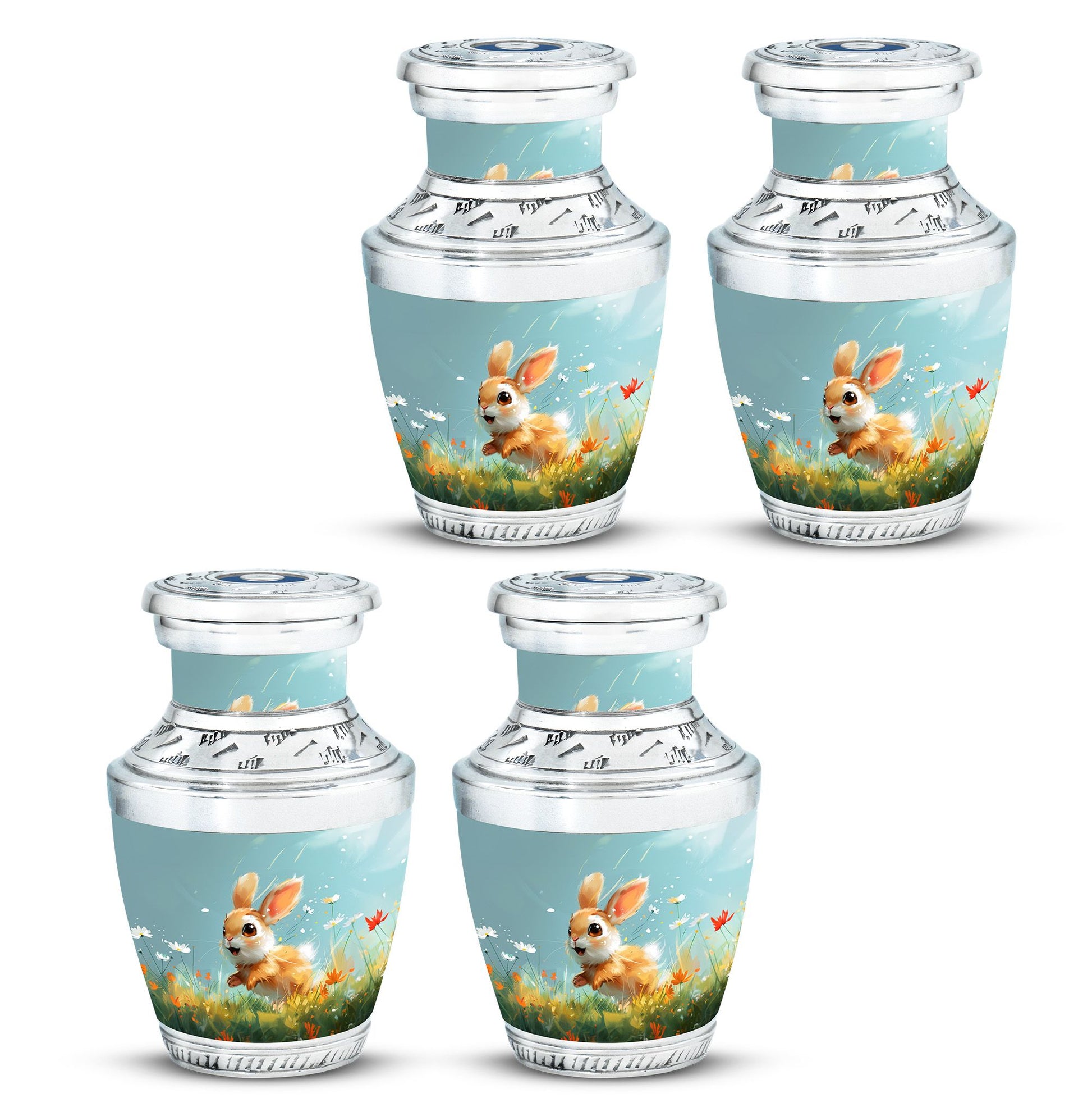 Baby Bunny Rabbit - Decorative Pet Memorial Keepsake For Beloved Animals