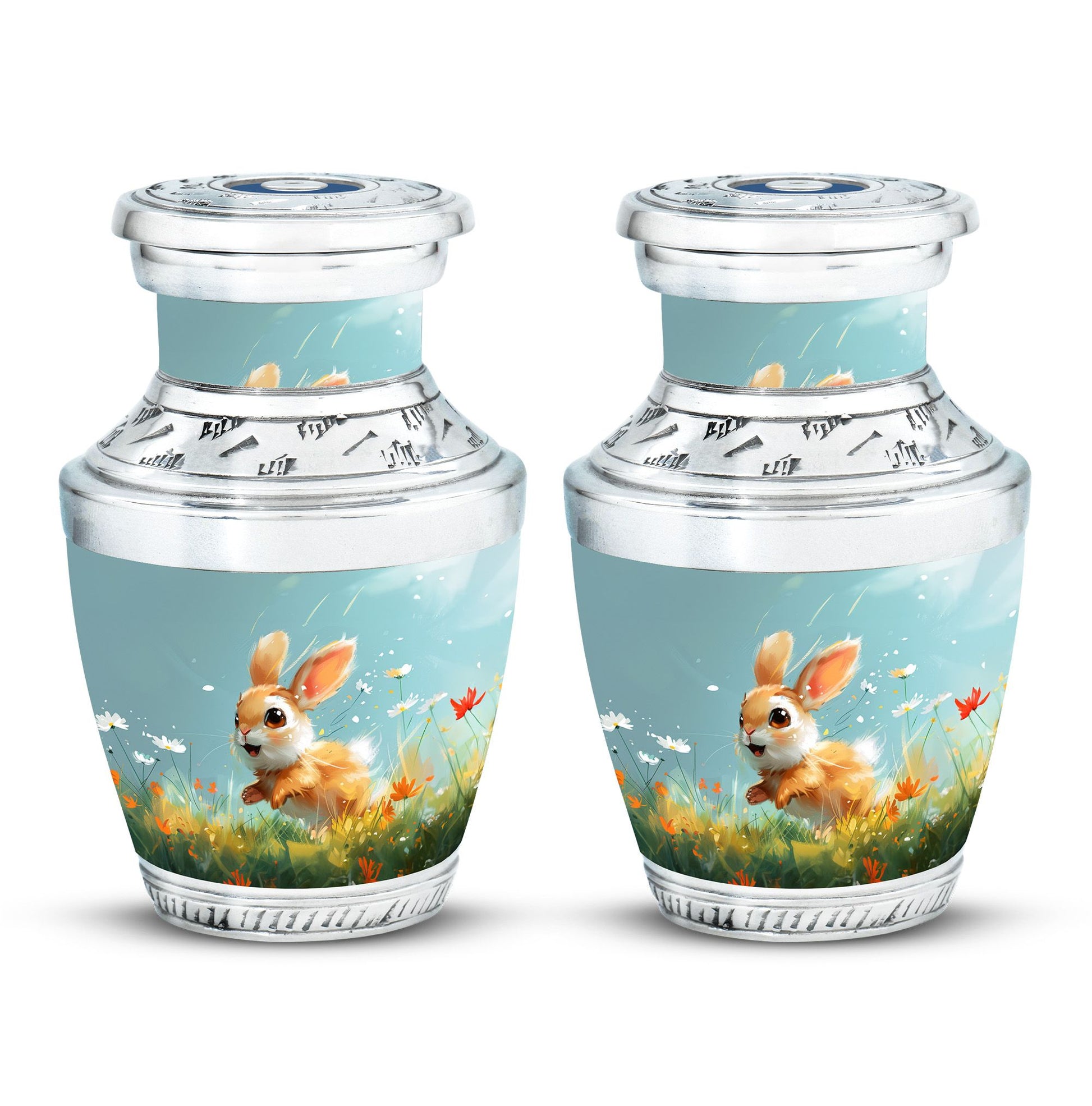 Baby Bunny Rabbit - Decorative Pet Memorial Keepsake For Beloved Animals