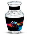 Motorcycle Rider Cremation Urn for Human Ashes - Memorial Urn for Dad