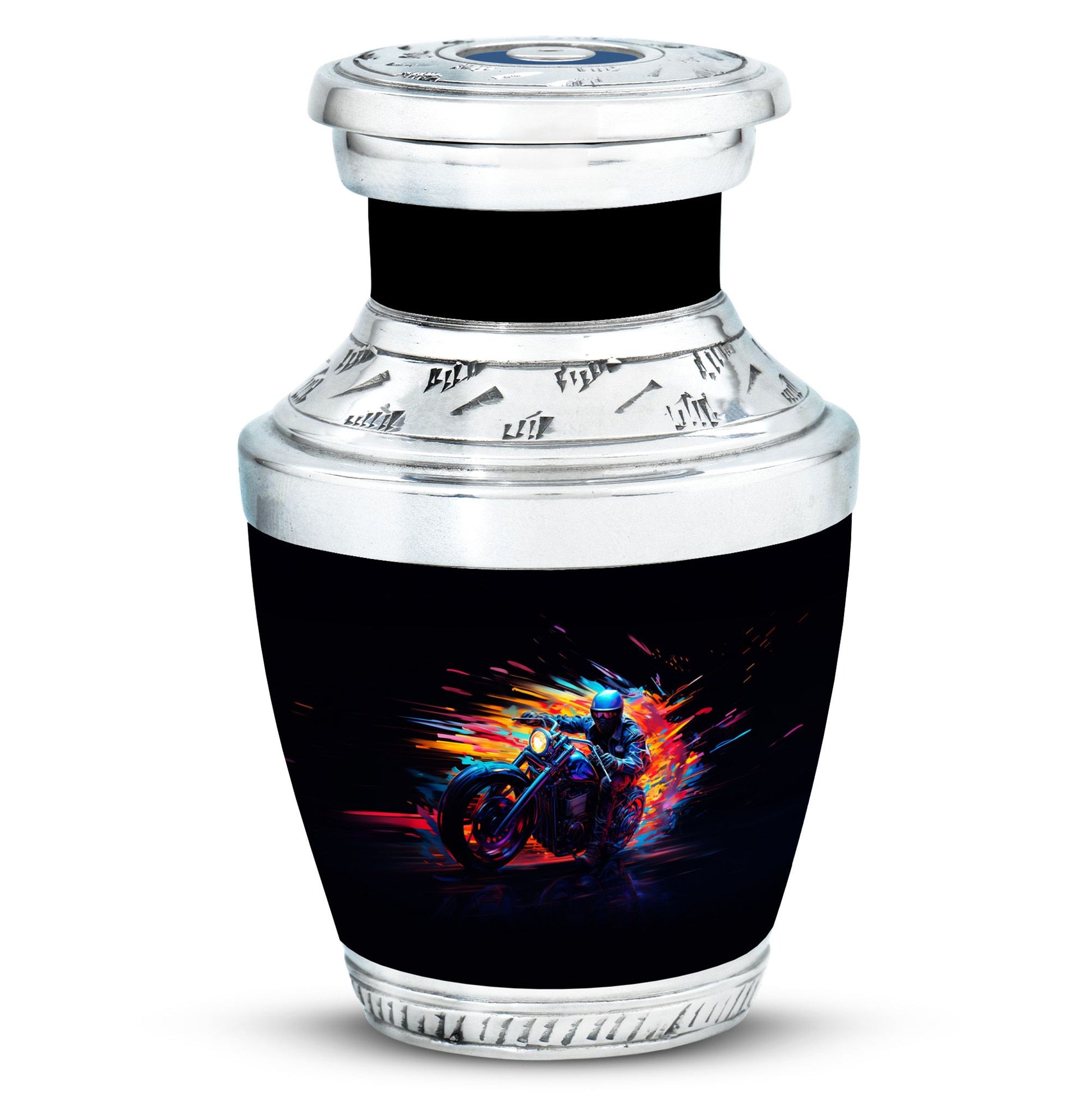 Racing Biker Urn for Human Ashes - Cremation Urns For Adults