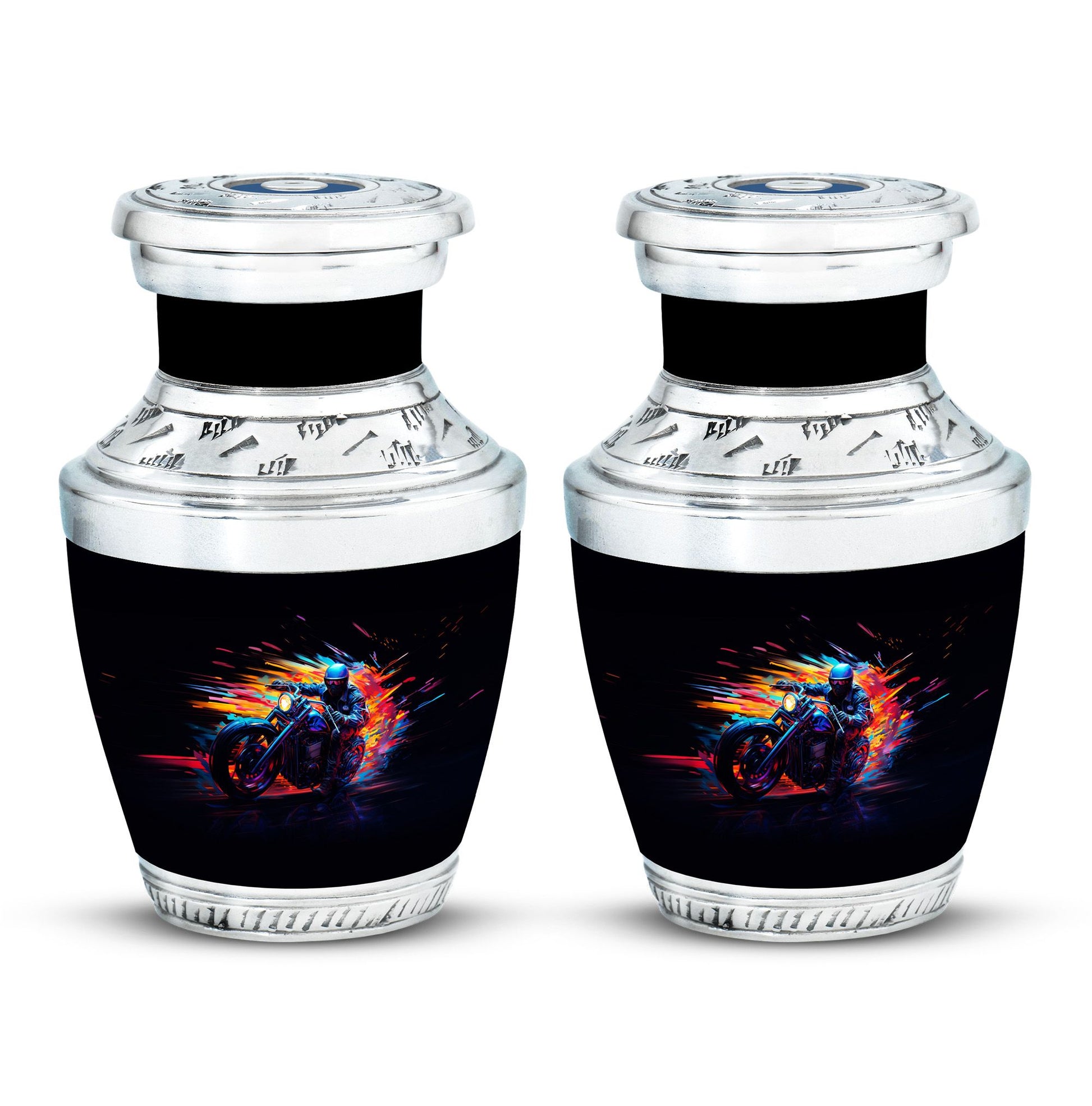 Racing Biker Urn for Human Ashes - Cremation Urns For Adults