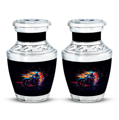 Personalized Motorcycle Cremation Urn for Adults - 10-inch, 200 cu in - Yatskia