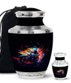 Racing Biker Urn for Human Ashes - Cremation Urns For Adults