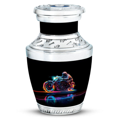 Personalized Motorcycle Cremation Urn for Human Ashes - 10-inch, 200 cu in - Yatskia
