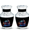 Neon-Colored Motorcycle - Urn For Human Ashes Adult Male