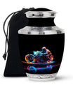 Neon-Colored Motorcycle - Urn For Human Ashes Adult Male