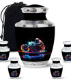 Neon-Colored Motorcycle - Urn For Human Ashes Adult Male