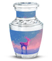 Winter Baby Deer Cremation Urn – Elegant Deer Design For Burial Ashes
