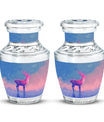 Winter Baby Deer Cremation Urn – Elegant Deer Design For Burial Ashes