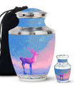 Winter Baby Deer Cremation Urn – Elegant Deer Design For Burial Ashes