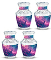 Deer Themed Cremation Urn - Purple and Blue Color Urns For Human Ashes