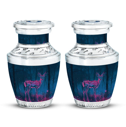 Personalized Deer Cremation Urn for Human Ashes - 10-inch, 200 cu in - Yatskia