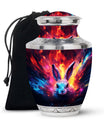 Colorful Bunny Burial Urn for Ashes – Artistic Rabbit Memorial Urn